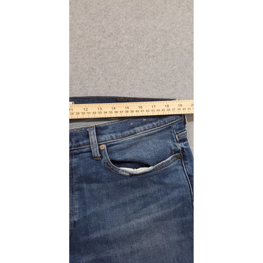 Madewell Jeans Mens 38 Slim Fit Straight Leg Stretch Blue Denim - Picture 3 of 10